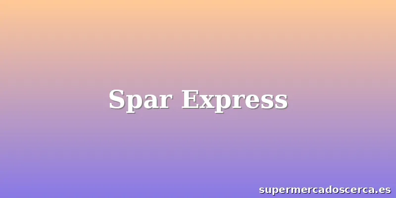 Spar Express