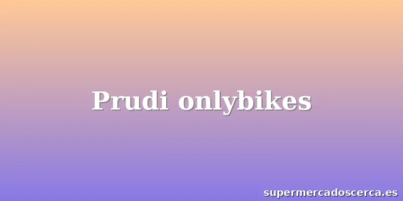 Prudi onlybikes
