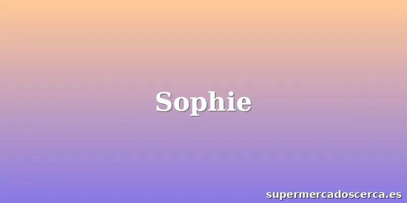 Sophie