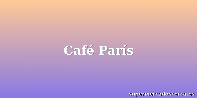Café París