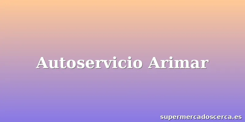 Autoservicio Arimar