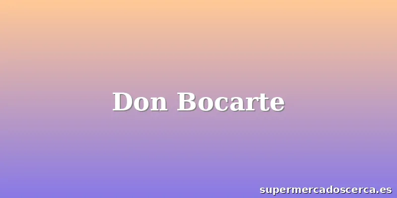 Don Bocarte