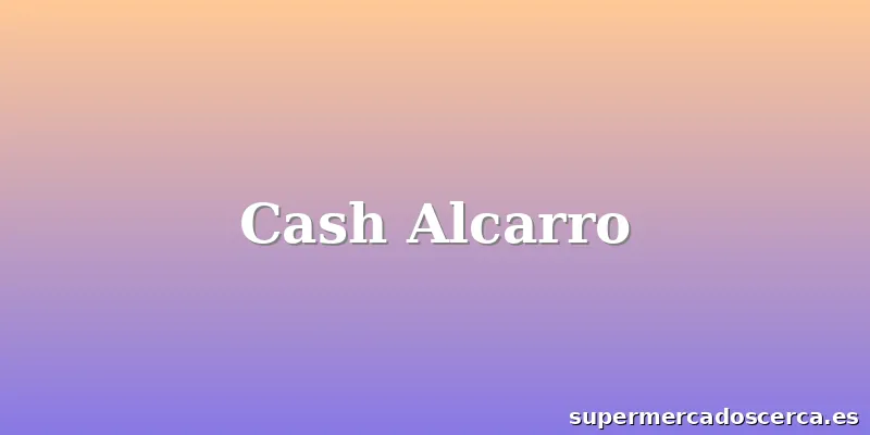 Cash Alcarro