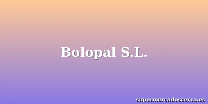 Bolopal S.L.