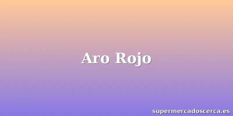 Aro Rojo