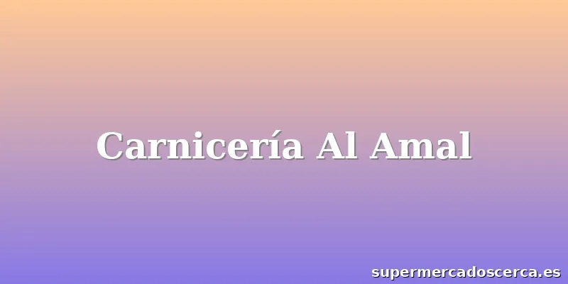 Carnicería Al Amal