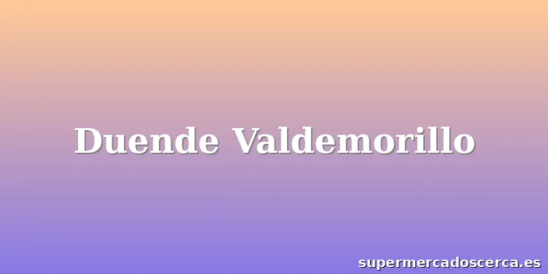 Duende Valdemorillo